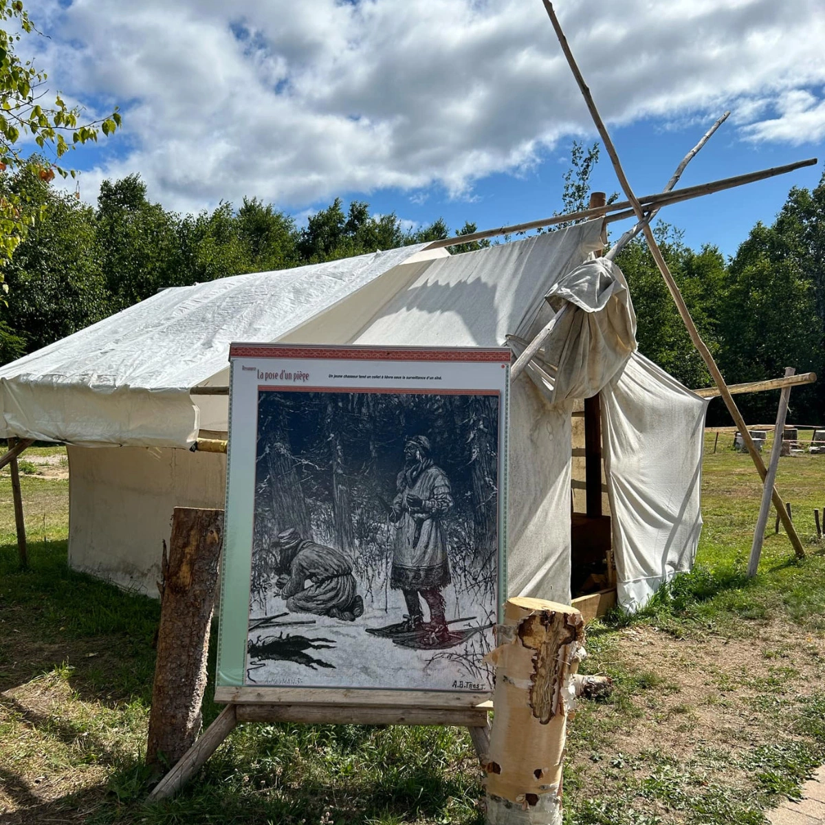 Contes et légendes au site traditionnel avec dégustation de pain bannique et thé du Labrador